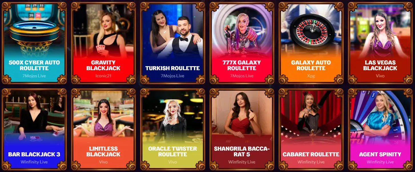 Live casino spellen met echte dealers bij Chanze Casino