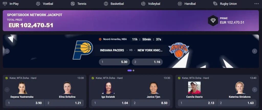 Sportwedden en online bookmaker sectie van Chanze Casino
